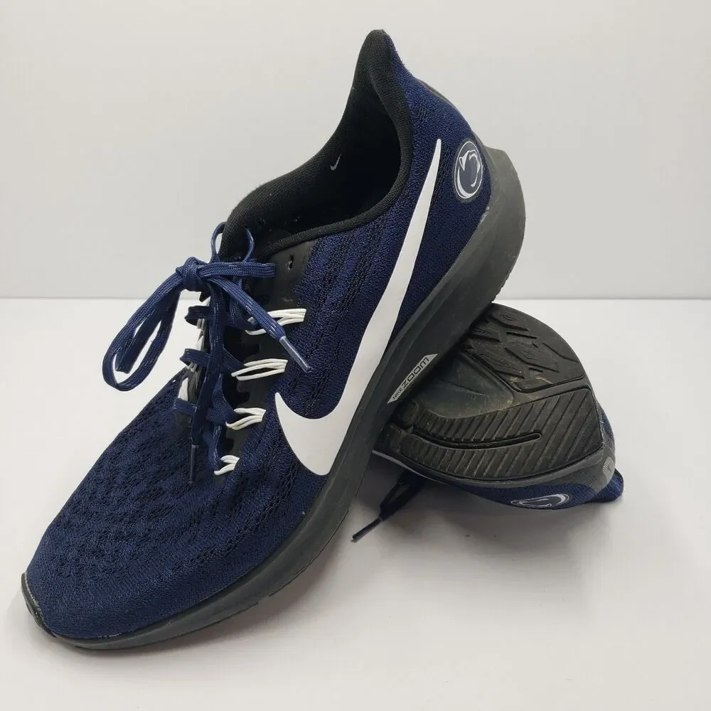 Nike Air Zoom Pegasus 36 Penn State Mens Size 10 Navy Blue White Nittany Lions